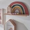 Dětská polička duha HEAD IN THE CLOUDS, 41,5 x 10 x 31,5 cm