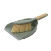 Bambusový smeták a lopatka, zelený