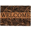 Rohožka s rostlinným motivem a nápisem WELCOME, 59 x 39 cm