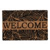 Rohožka s rostlinným motivem a nápisem WELCOME, 59 x 39 cm