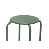 Kovová stolička, Ø 30 cm, zelená