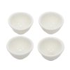 Misky na občerstvení z porcelánu, 4 ks