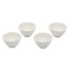 Misky na občerstvení z porcelánu, 4 ks