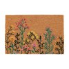 Rohožka s květinovým vzorem, 59 x 39 cm