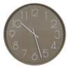 Nástěnné hodiny s výrazným ciferníkem, Ø 50 cm, béžové