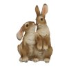 Zahradní figurka roztomilých zajíčků, 18 x 14 x 28 cm