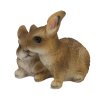 Zahradní figurka roztomilých zajíčků, 16 x 15 x 14 cm