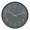 Nástěnné hodiny s výrazným ciferníkem, Ø 50 cm, šedé