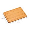 Bambusové obdélníkové prkénko, 40 x 30 cm, Kesper
