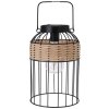 Solární lucerna z dekorační pleteniny s širokým držákem, Ø 16 x 25 cm