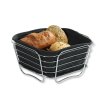 Nerezový košík na chleb, černý, Ø 26 cm, Kesper
