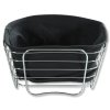 Nerezový košík na chleb, černý, Ø 26 cm, Kesper