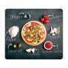 Skleněná kuchyňská deska z tvrzeného skla, PIZZA