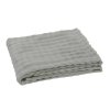 Deka s reliéfním vzorem, 130 x 180 cm, DOUCELIN, šedá