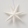 Ozdobná bambusová hvězda na okno, KASSINA, Ø 20 cm, bílá
