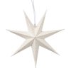Ozdobná bambusová hvězda na okno, KASSINA, Ø 20 cm, bílá