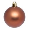 Vánoční koule, 25 kusů, hnědé, Ø 6 cm