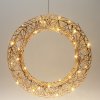 Vánoční dekorace, věnec s LED, Ø 40 cm