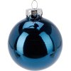 Skleněné vánoční koule Ø 6 cm, 20 kusů, modré