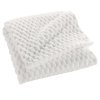 Flanelový přehoz 125 x 150 cm FROSTY, Sněhová jemnost