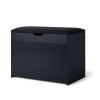 Botník černý se sedákem a výsuvnými policemi SCALA, 57 x 30 x 53 cm