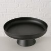 Kovová mísa CREDO, černá, výška 13 cm