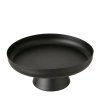 Kovová mísa CREDO, černá, výška 13 cm