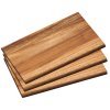 Sada 3 desek k servírování jídla z akáciového dřeva, 23 x 15 cm, Kesper