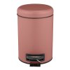 Koupelnový koš na odpadky LEMAN, 3 L, růžový, WENKO