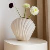 Dekorační váza ve tvaru mušle, 22 cm