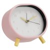 Kovový budík VAKNA - růžový