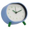 Kovový budík VAKNA - modrý