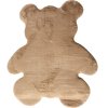 Dětský koberec medvídek BJÖRN - hnědý