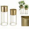 Zlaté glamour stojany na květiny OSMOS, 2 obaly