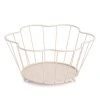 Kovový košík na ovoce ZELLER, béžový, Ø 30 cm