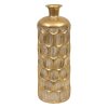 Kovová váza, zlatá BELLI, 60 cm