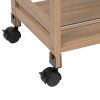 Mobilní kuchyňský vozík COME, 3 úrovně, 80 cm