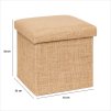 Skládací puf JUTA, 31 x 31 cm