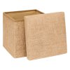 Skládací puf JUTA, 31 x 31 cm