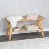 Bambusová lavice KESPER, 80 x 30 x 41 cm