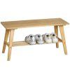 Bambusová lavice KESPER, 80 x 30 x 41 cm