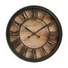 Nástěnné hodiny ARON v industriálním stylu, Ø 39 cm
