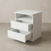 Noční stolek AURI, 40 x 50 x 32, bílý