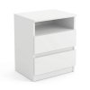 Noční stolek AURI, 40 x 50 x 32, bílý