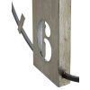 pol pl Zegar scienny SILVERY metalowy bialy 61x63 cm 107665 2