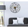 pol pl Zegar scienny FACES metalowy czarny O 50 cm 107666 5