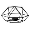 Svícen, držák svíčky, svíčka, kovový TEALIGHT, kovová konstrukce, 17 x 15 x 9 cm