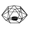 Svícen, držák svíčky, svíčka, kovový TEALIGHT, kovová konstrukce, 17 x 15 x 9 cm