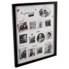 Fotoámeček na 12 fotografií , fotorámeček, rámeček na fotky, černá barva , 37 x 42 cm