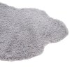 Koberec, dětský koberec, šedý koberec, koberec s polyesteru, oblak - šedá barva, 60 x 90 cm